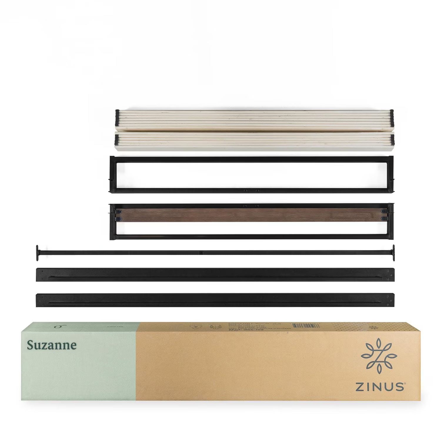 Zinus Suzanne 6 Inch Metal and Wood Platform Bed Frame FULL