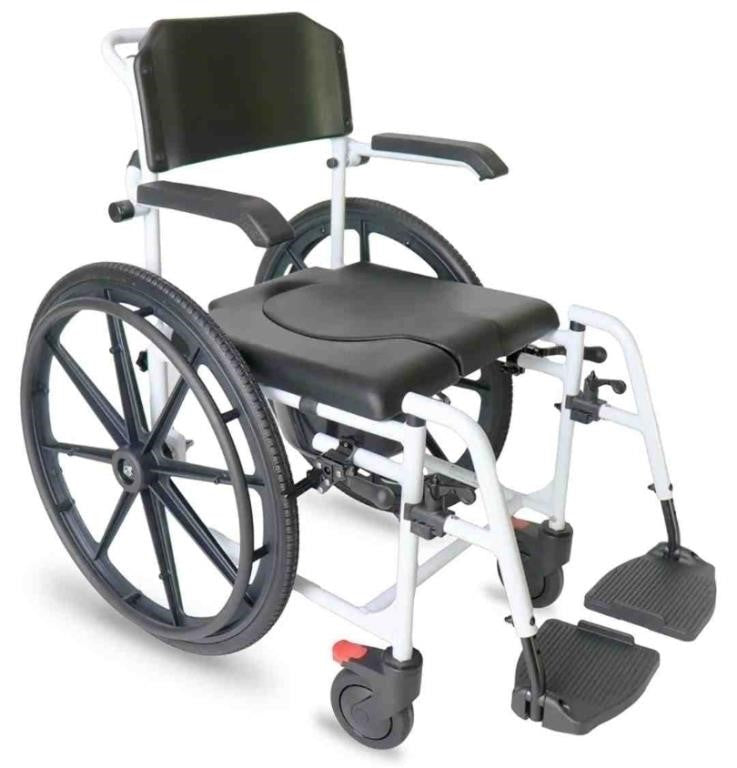 KMINA Shower Commode Wheelchair for Adult