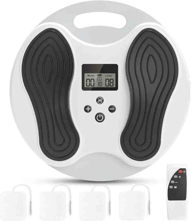 Foot Nerve Muscle Stimulator, TENS & EMS Foot Massager for Neuropathy