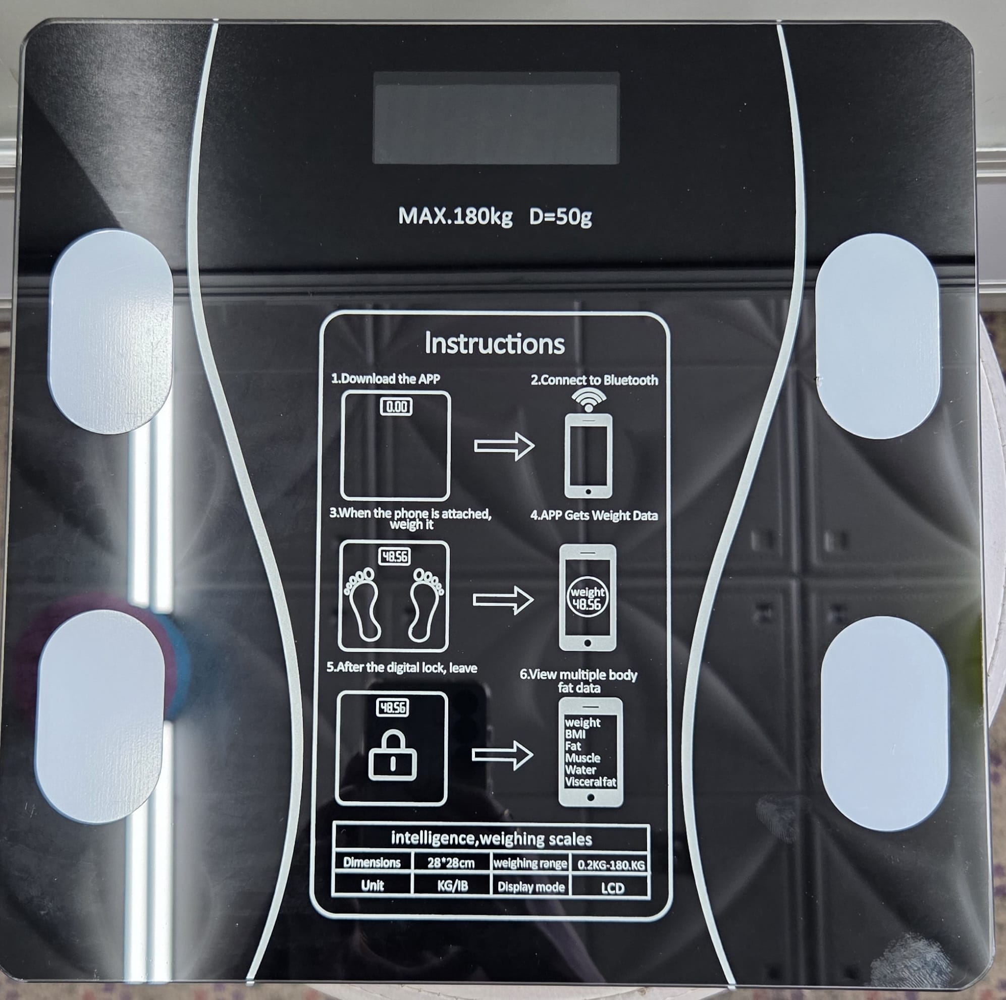 SCALE BLUETOOTH BATHROOM