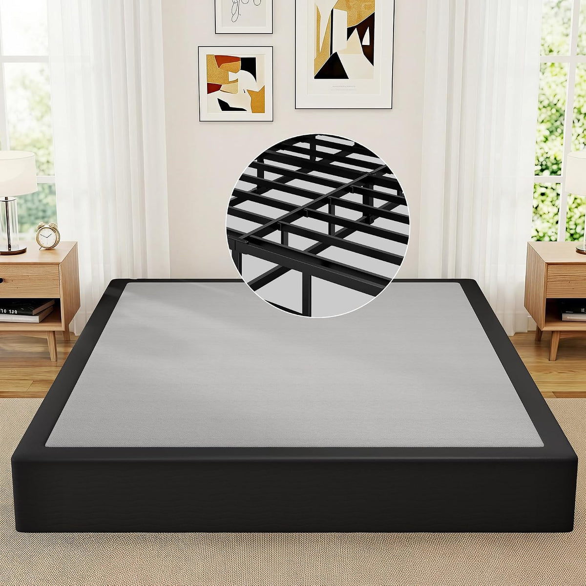 Full Size Box Spring, 10 Inch High Profile Full (Box Spring Only)