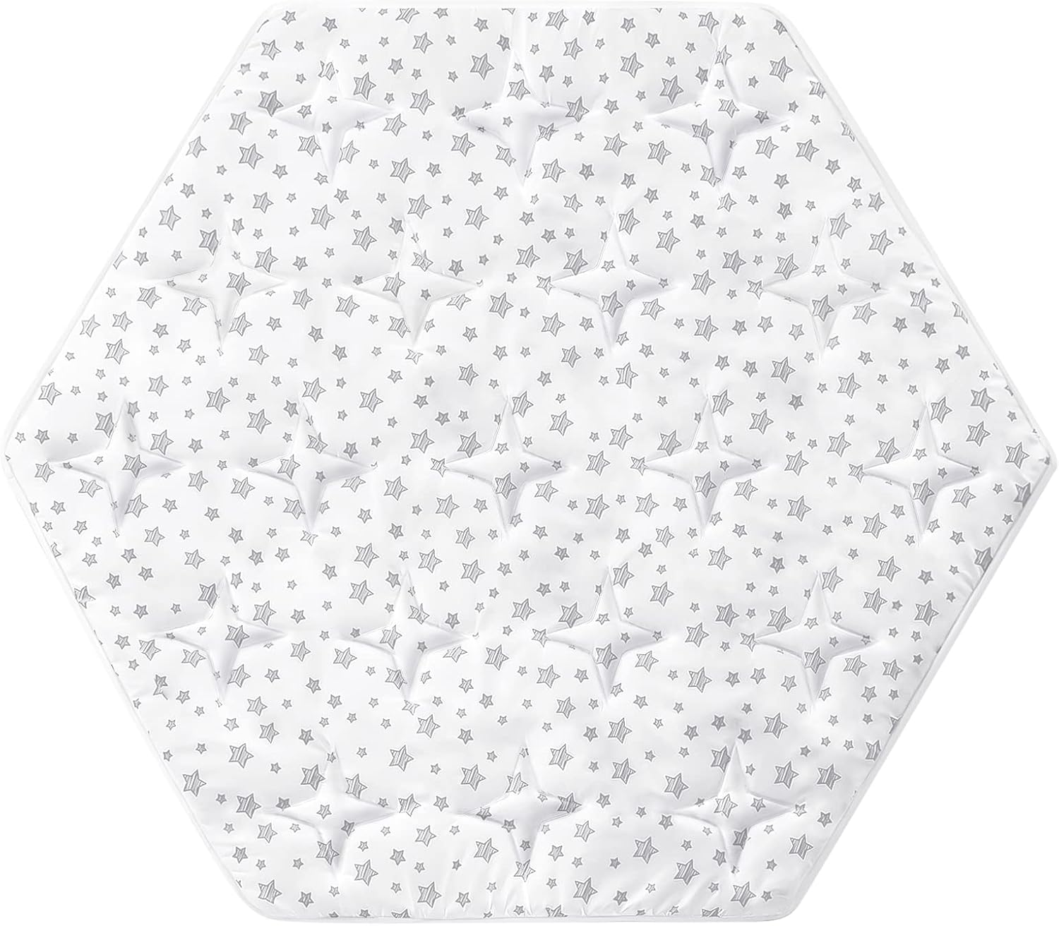Hexagon Playpen Mat Compatible with POP 'N GO Baby Playpen, 59 Inch