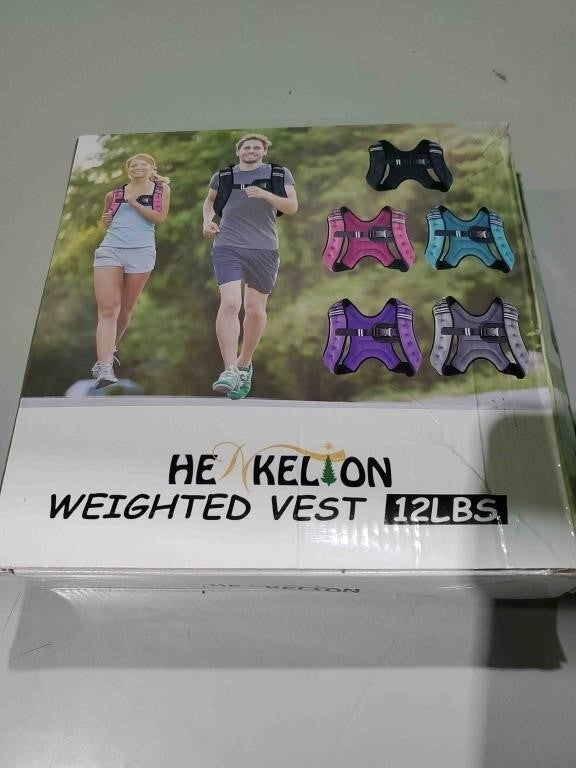 Henkelion Weighted 12LBS Vest Weight Vest