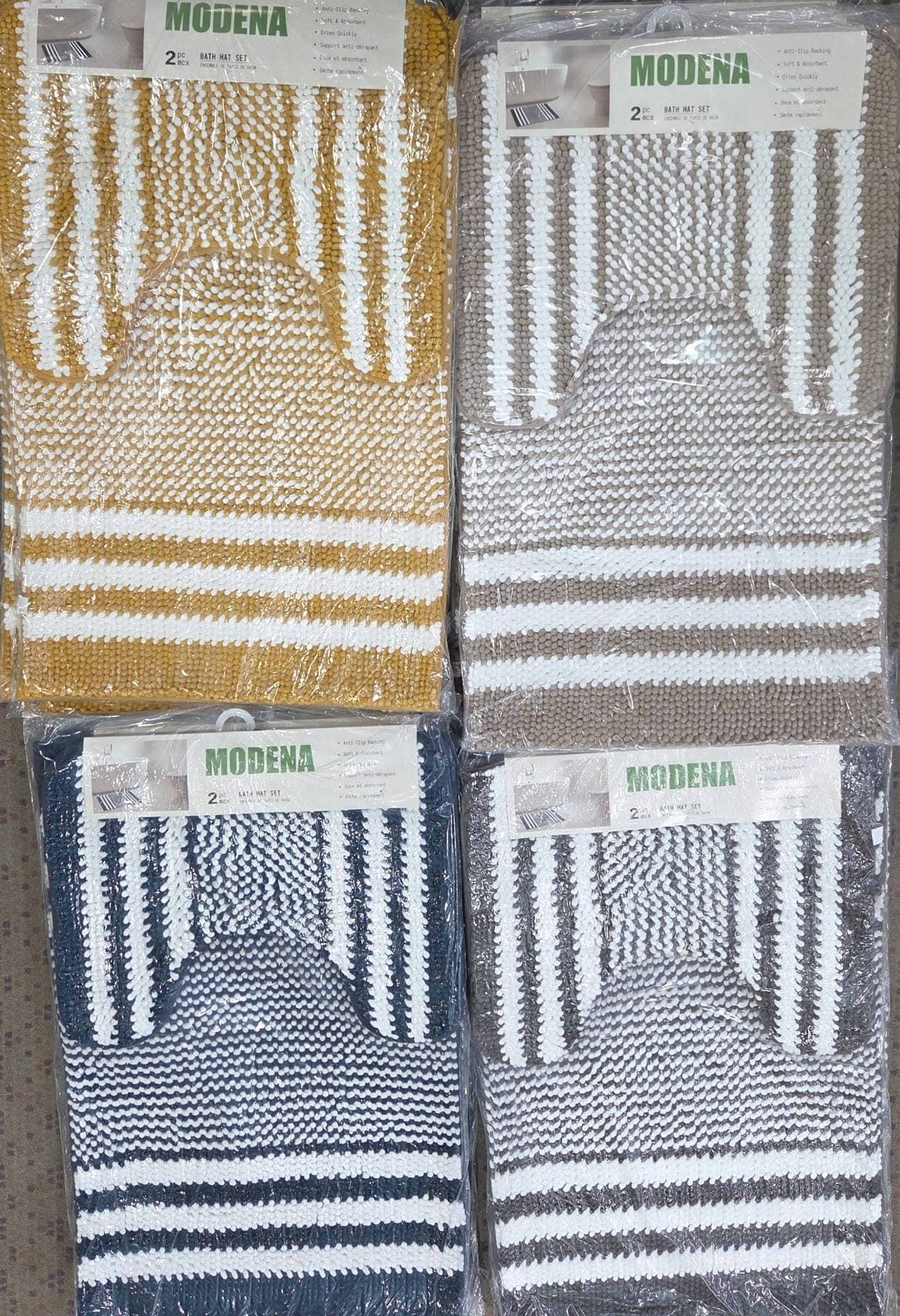 BATH MAT WASHROOM SET SIZE MEDIUM