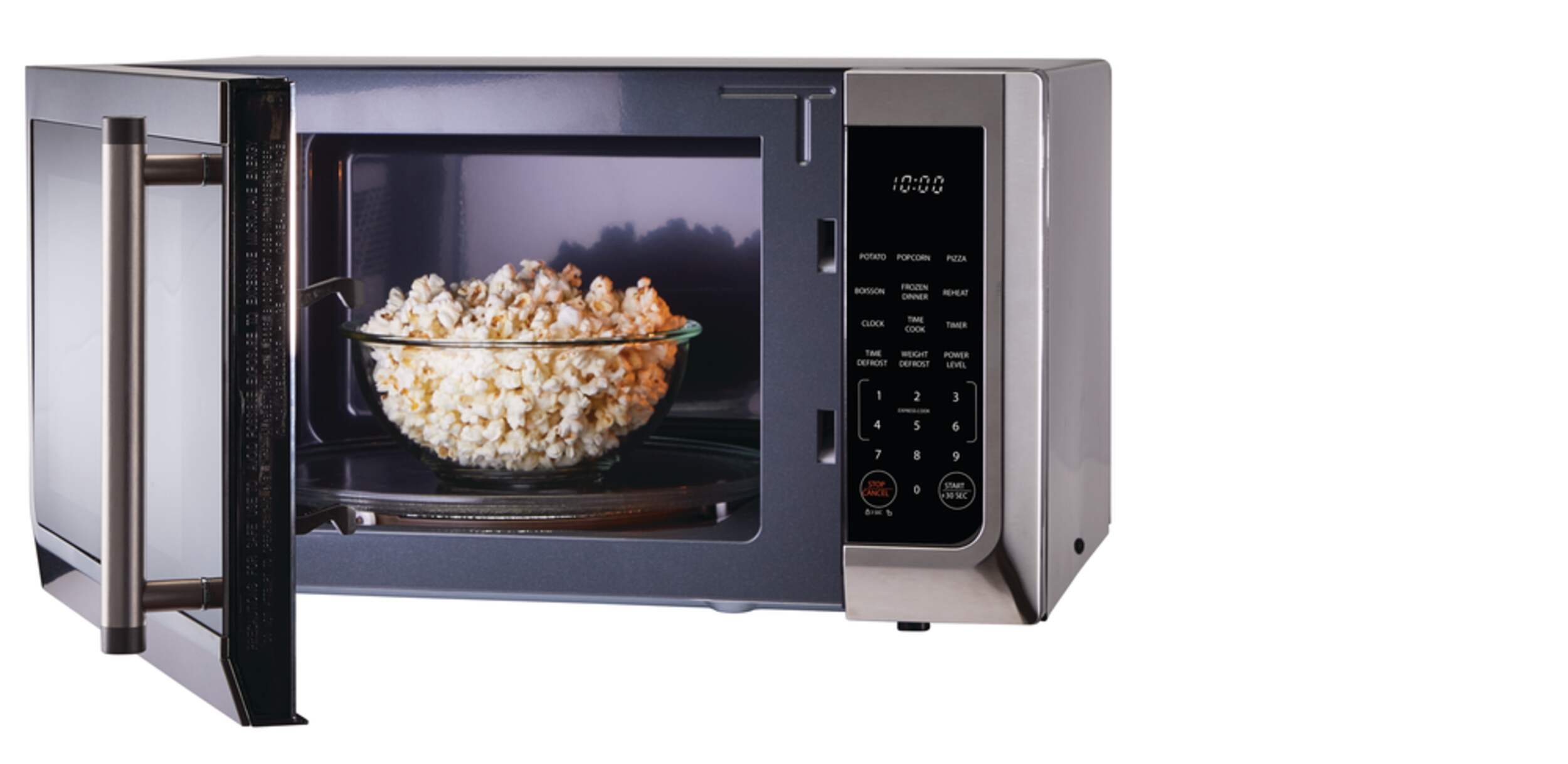Vida By Paderno Microwave, Stainless Steel, 1.1-cu-ft,
