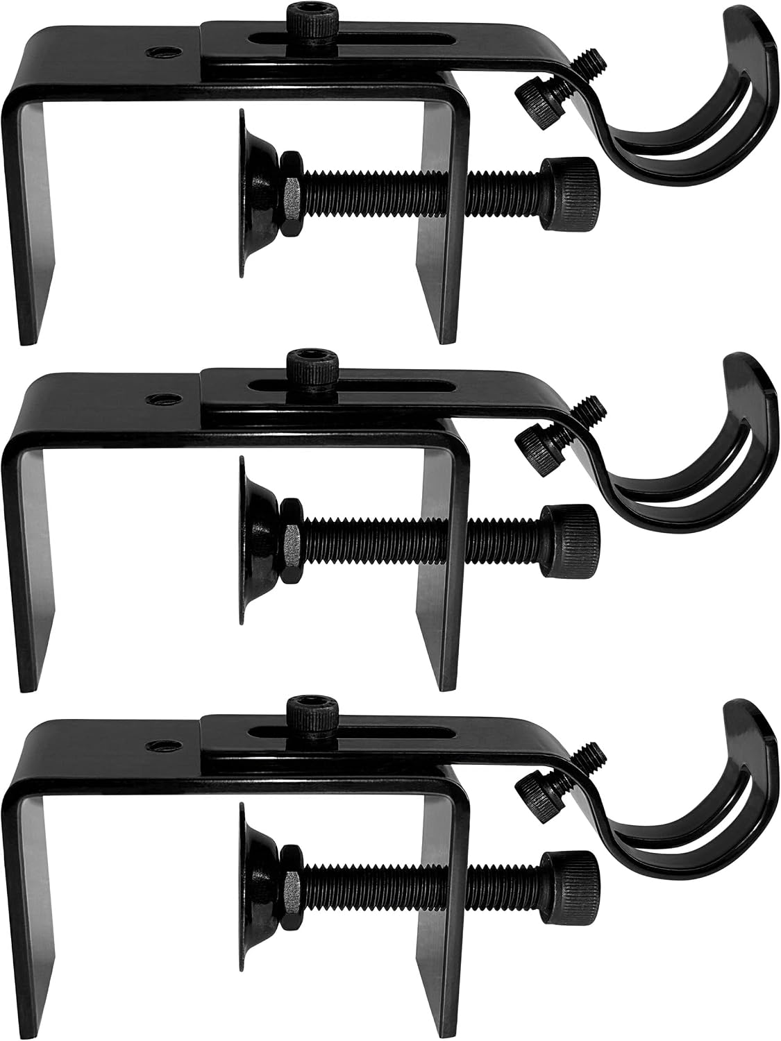 Fit for 0.7-2 inches Rectangle Headrail Set of 3