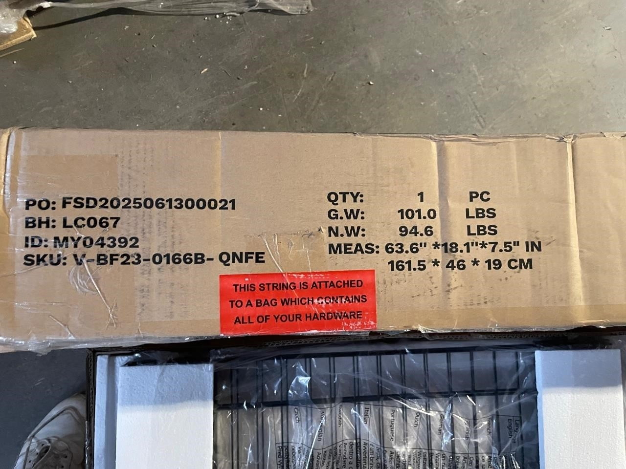 Queen Bed Frame with Headboard EM43154