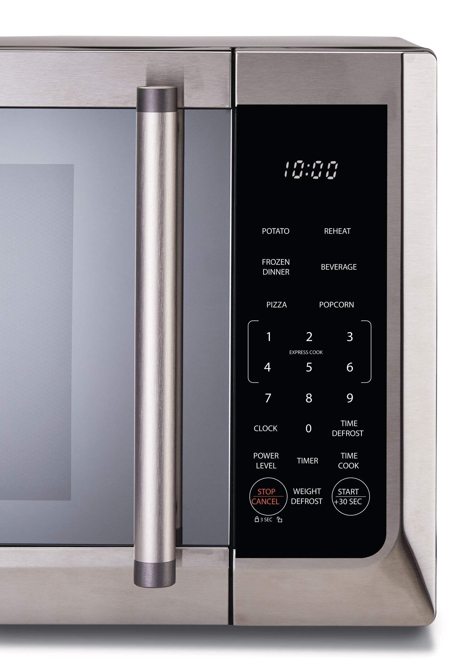 Vida By Paderno Microwave, Stainless Steel, 1.1-cu-ft,