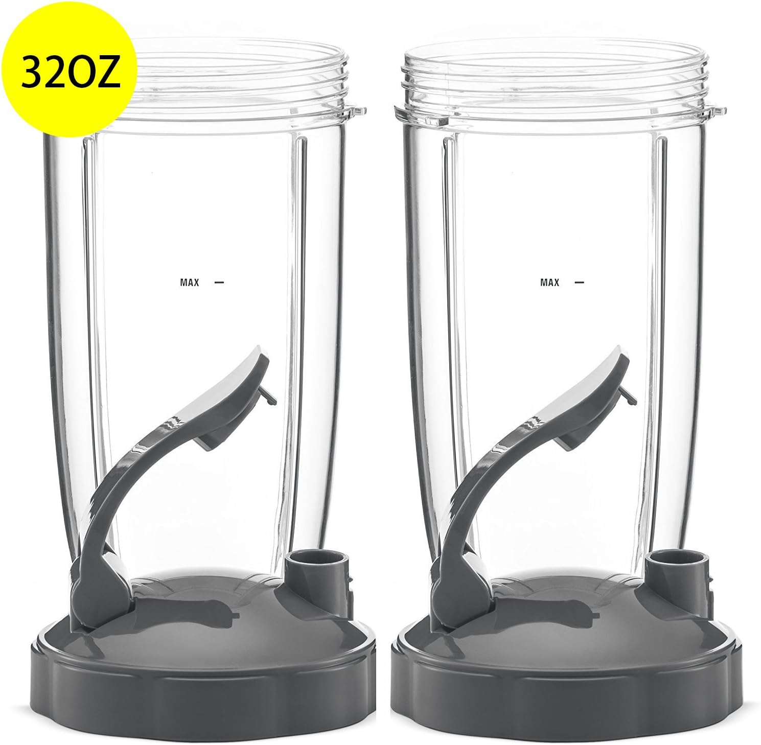 QueenTrade 2 Pack 32OZ Blender Cups