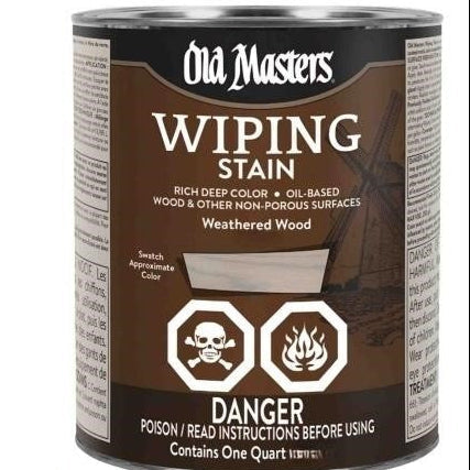 Old Masters Wiping Stain Weathered Wood C12701