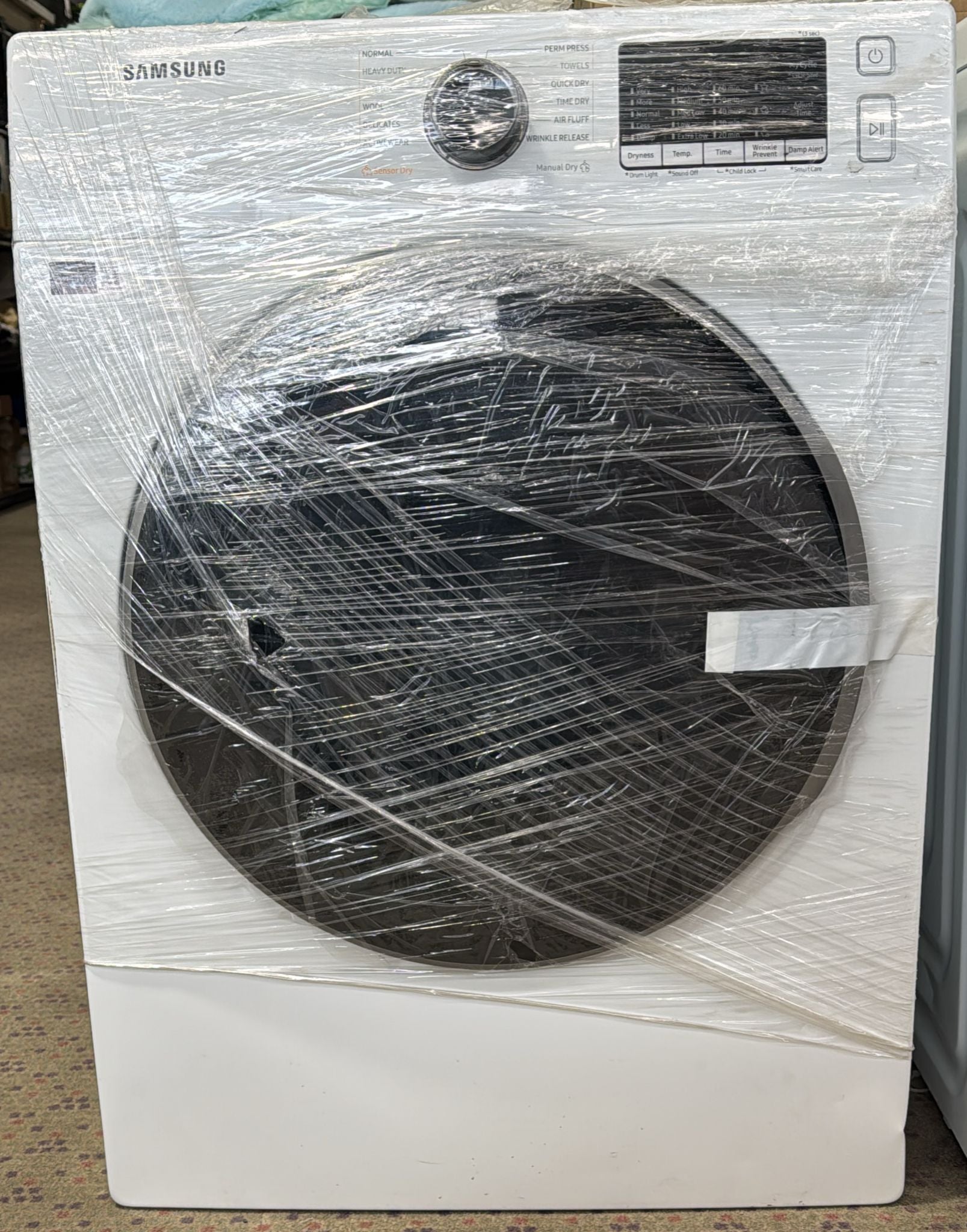 Samsung 4.0 cu. ft Dryer in White DV25B6800EW/AC