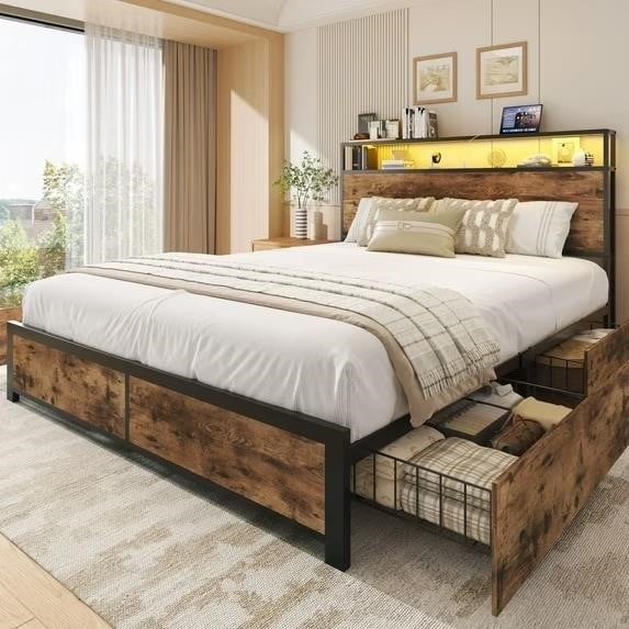 Fluest Queen Bed Frame EM44022