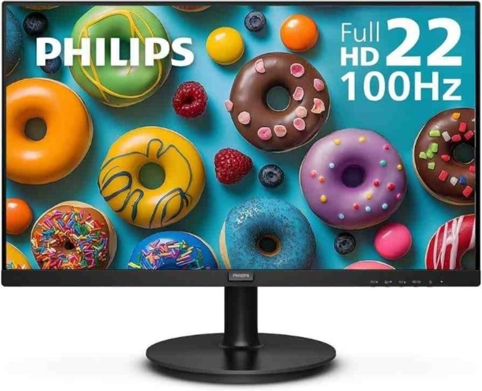 Philips 22 inch Class Thin Full HD (1920 x 1080) Monitor,
