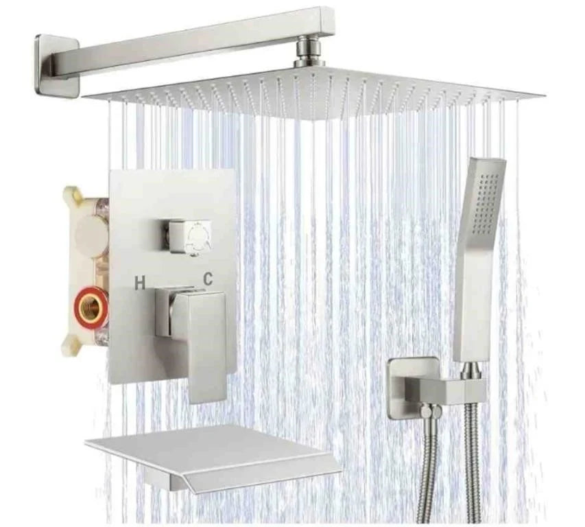 Jomeoo 10" Shower System with Tub Spout
