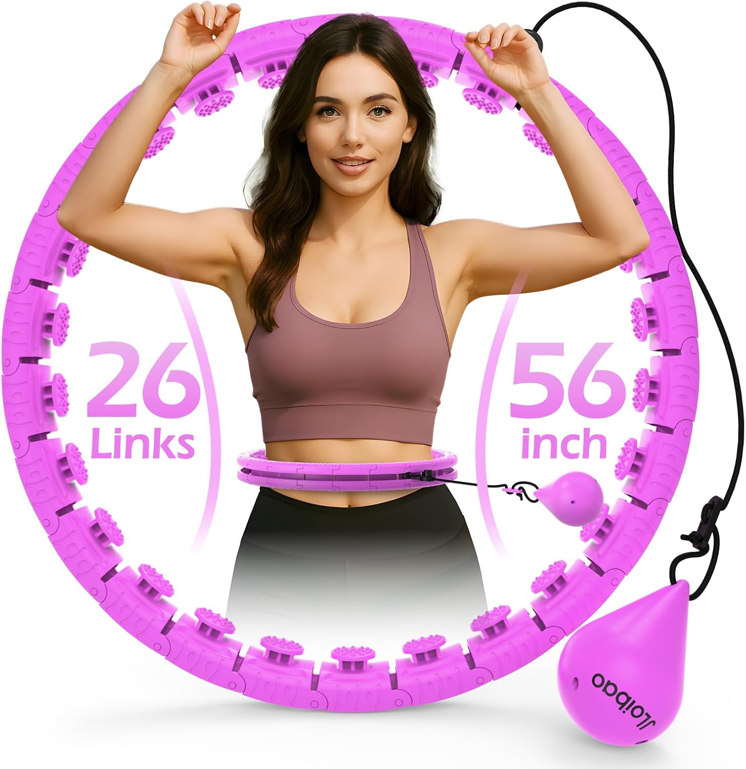 Jloibao Weighted Hula Circle with 26