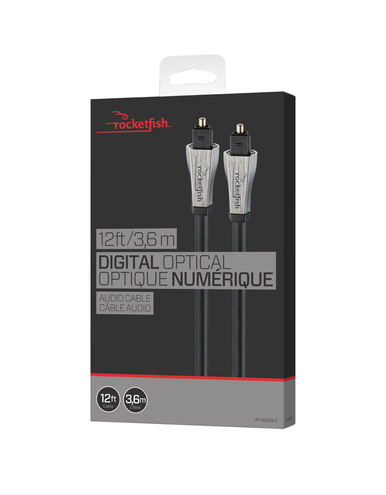Rocketfish 3.6m (12 ft.) Optical Cable