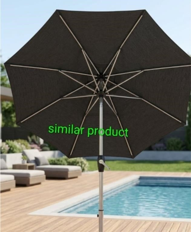 Sunvilla 3m / 10ft Market Umbrella with LED Light