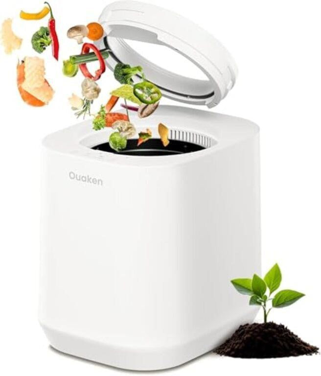 Ouaken 4L Electric Composter for Kitchen, Sma
