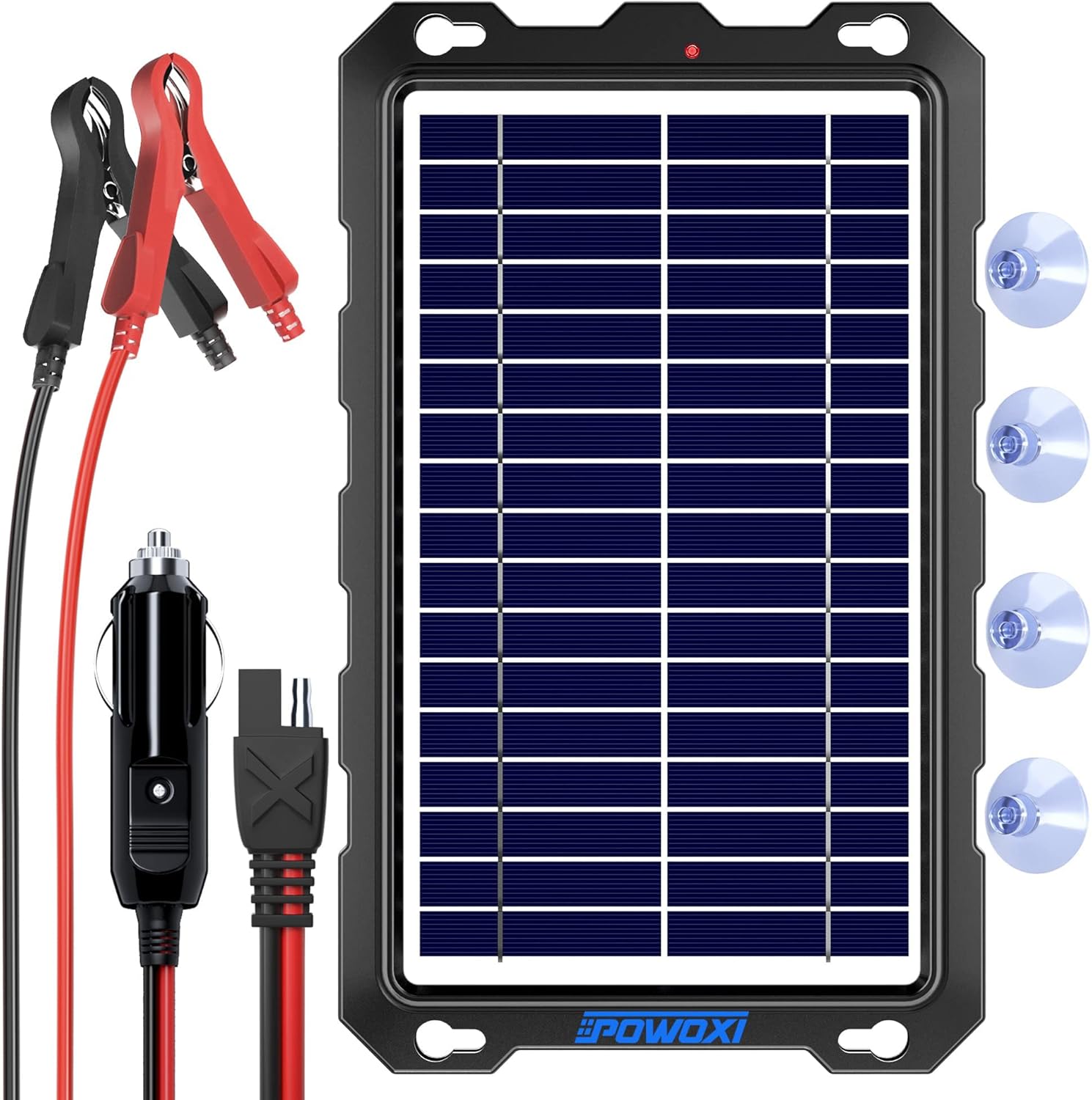 POWOXI 7.5W-Solar-Battery-Trickle-Cha