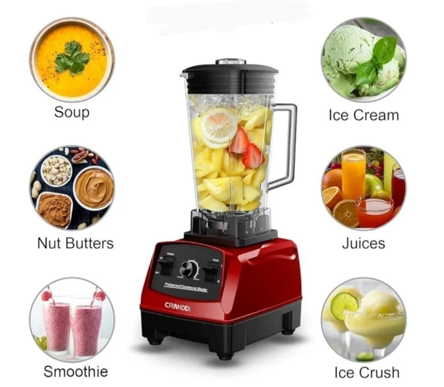 CRANDDI Professional Blender, 1500 Watt Power