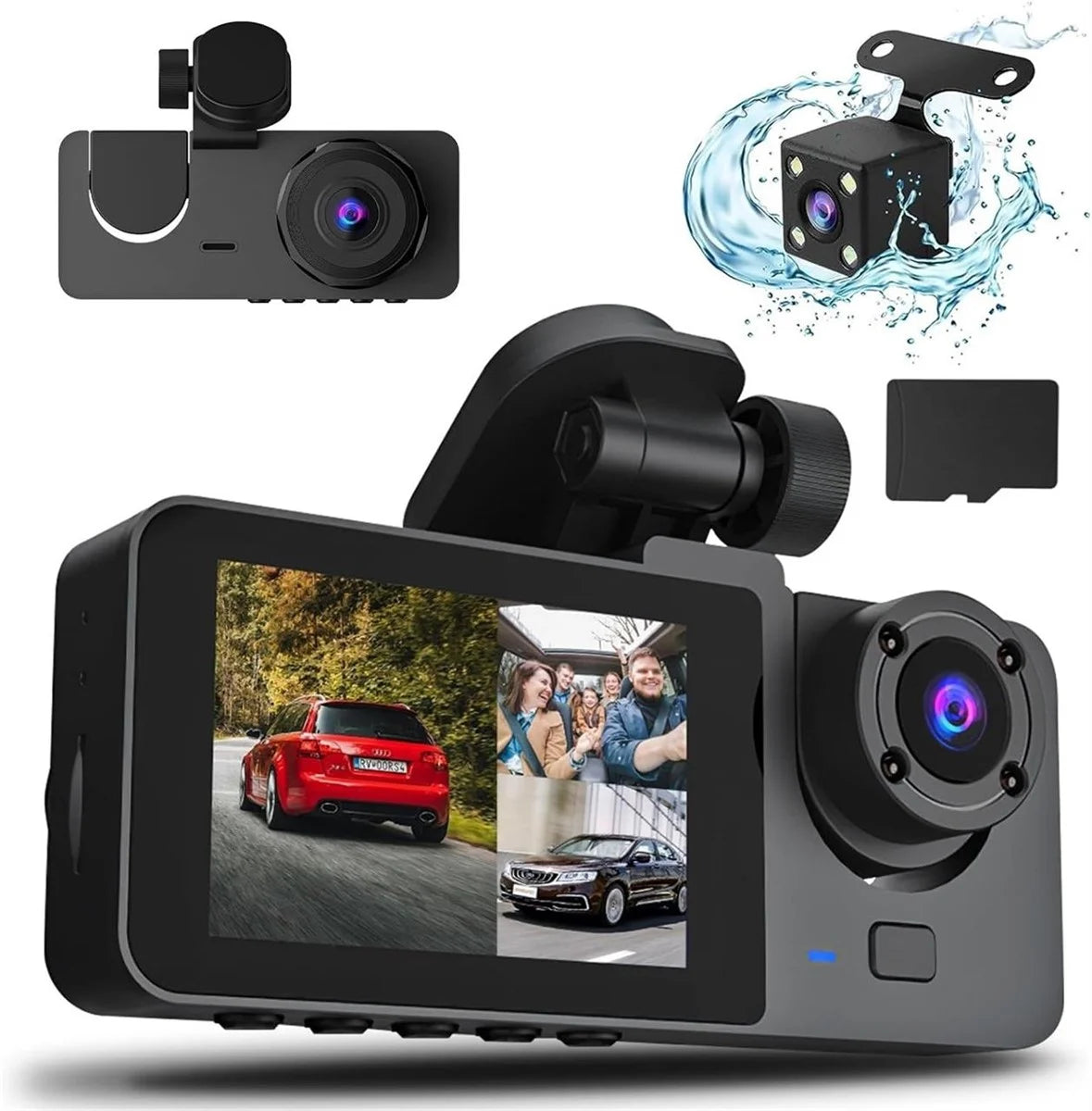 3 Channel Dash Cam EK42397
