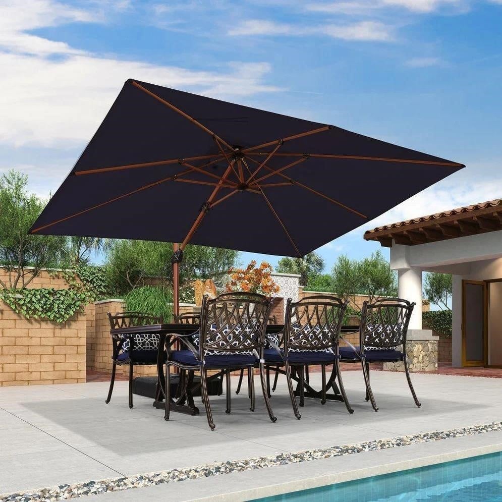 9 x 12 ft Rectangular Patio Umbrella ET47361