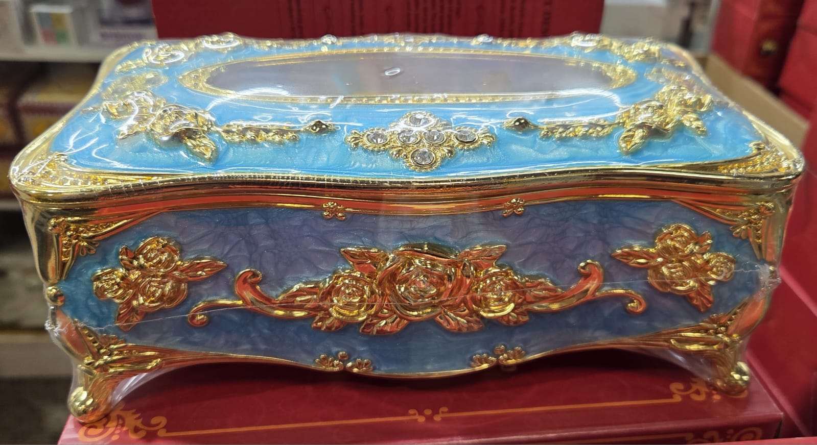 Tissue Box Cover European-Style Tissue Box Creative Acrylic Retro Living Room Kitchen Drawer Box Hotel KTV Bathroom Bar Storage Box Decorative Tissue Holder