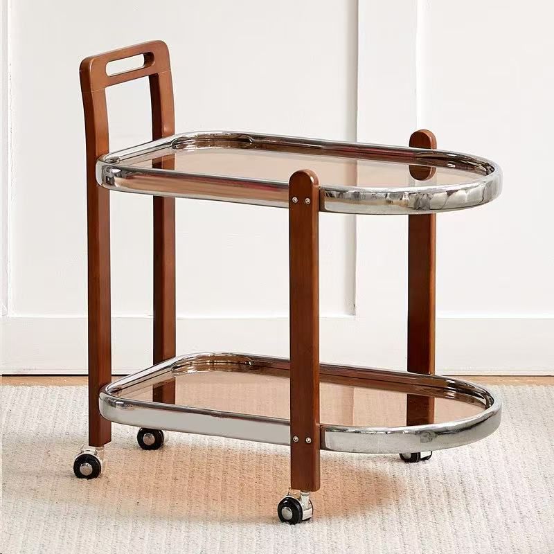 Trolley 2 Shelf Tray Cart