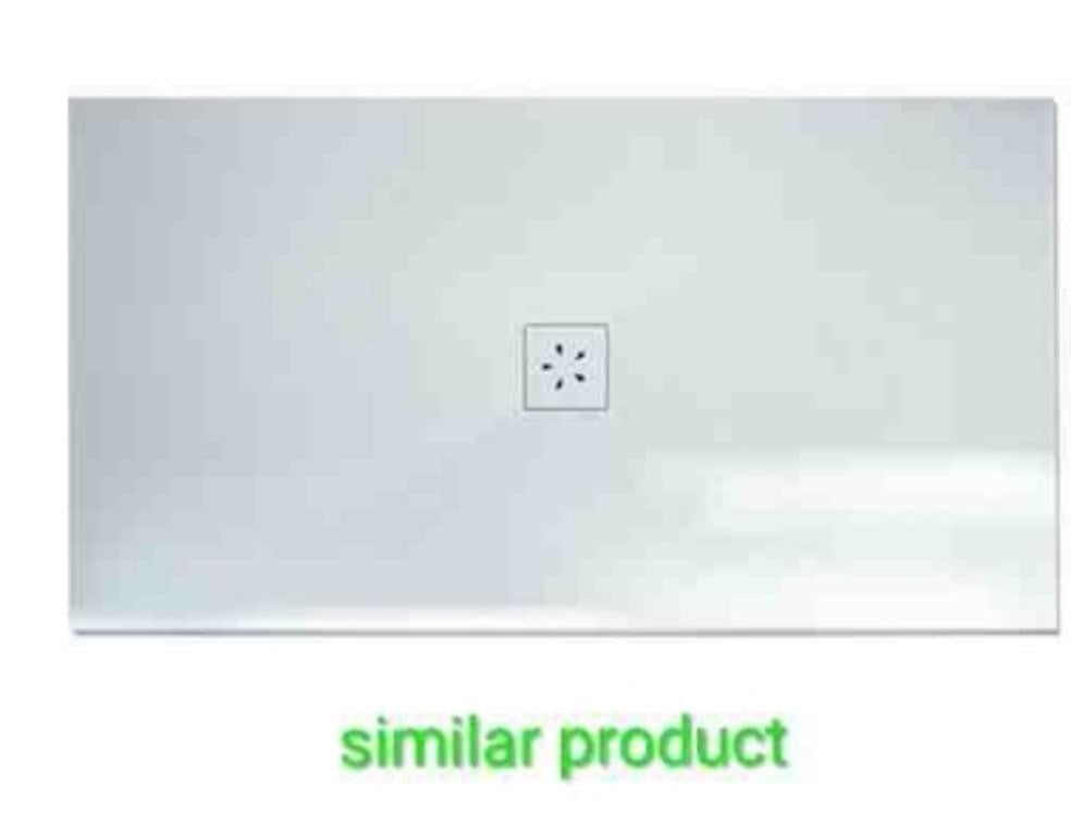 Woodbridge 60 x 32-in White Zero-Threshold Shower Base with Center Drain