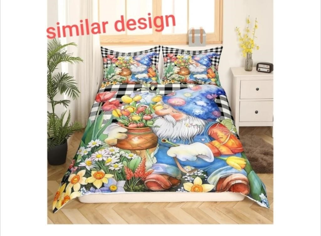 Easter Gnome Blanket For Easter Decor, FULL