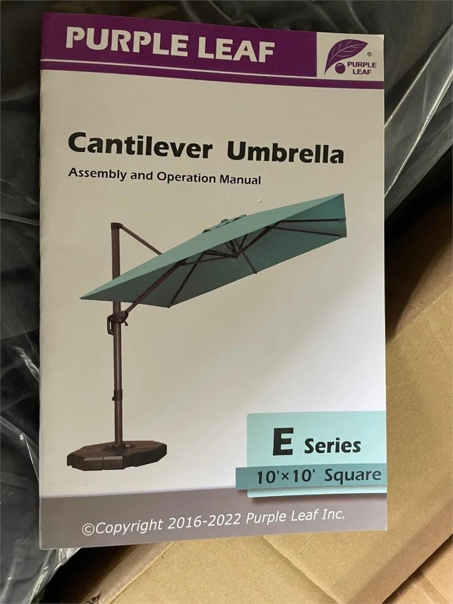 10ft Patio Umbrella Grey EN44436