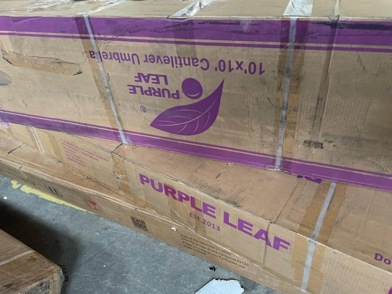 10ft Patio Umbrella Grey EN44436