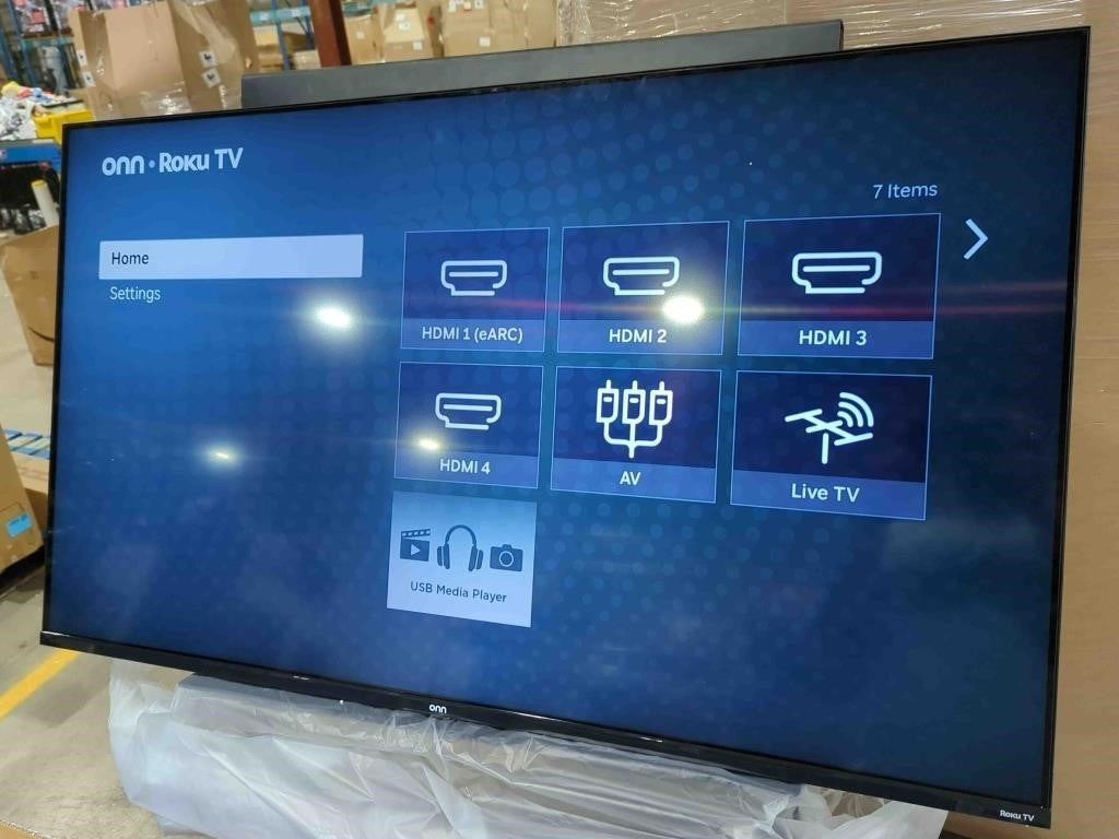 ONN 55" Class 4K 2160P Roku Smart LED TV, #QNB25MNR55