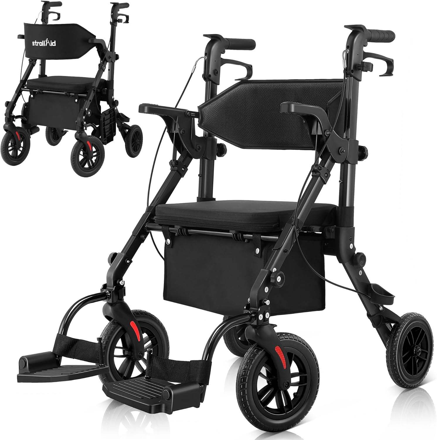 Rollator Walkers for Seniors with Seat