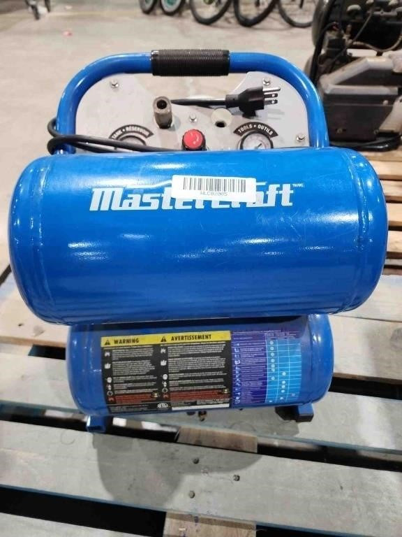 Mastercraft 5-Gallon Oil-Free Portable Air Compressor, 135 PSI, 1.5HP |