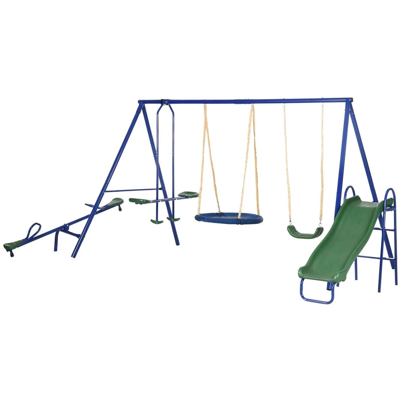 Outsunny 5 in1 Kids Swing Set BU24996