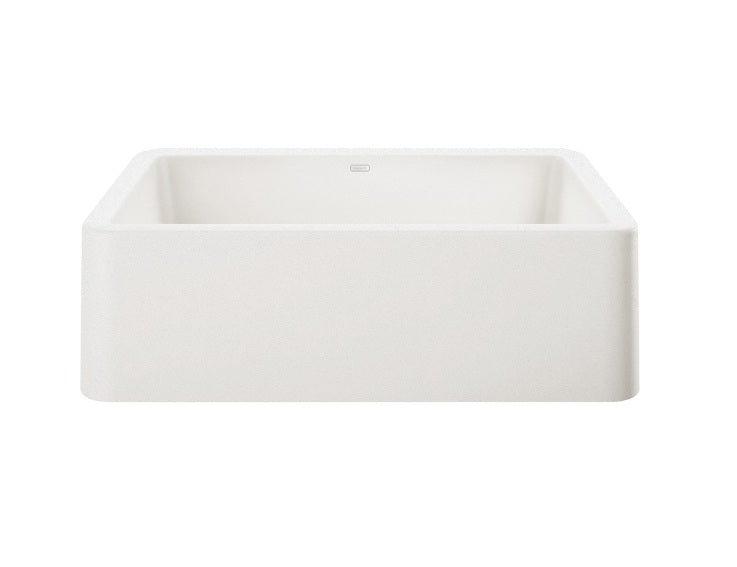 Blanco IKON SILGRANIT 33 in. Single Bowl Farmhouse Apron-Front Kitchen Sink - White
