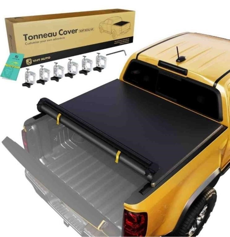 Soft Roll Up Truck Bed Tonneau Cover Chevy Silverado