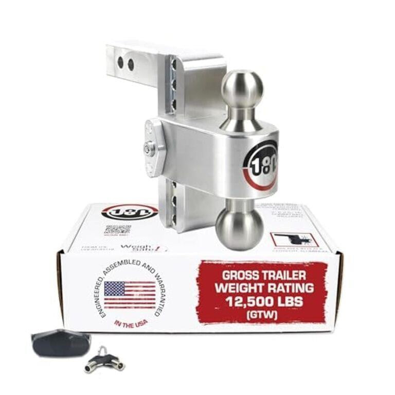 180 Hitch LTB6-2 Aluminum Adjustable 6" D