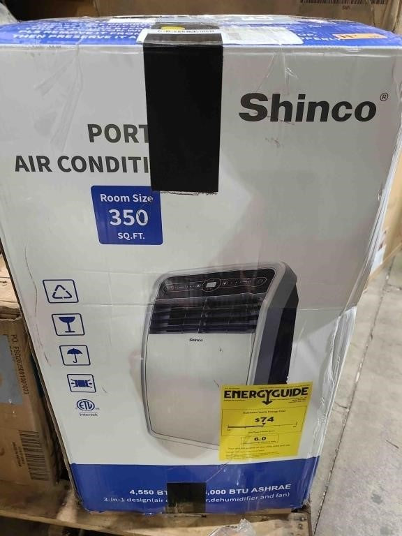 Shinco 8,000 BTU Portable Air Conditioner,