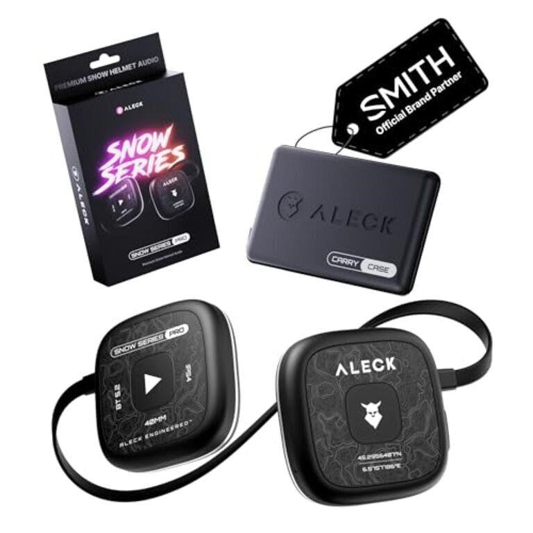 Aleck Snow Series Pro Universal Wireless Bluetooth Helmet Speakers Headphones