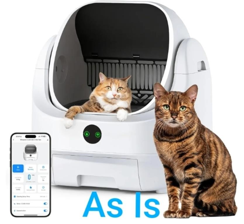 Ellenpent Automatic Cat Litter Box, CH-ICB020