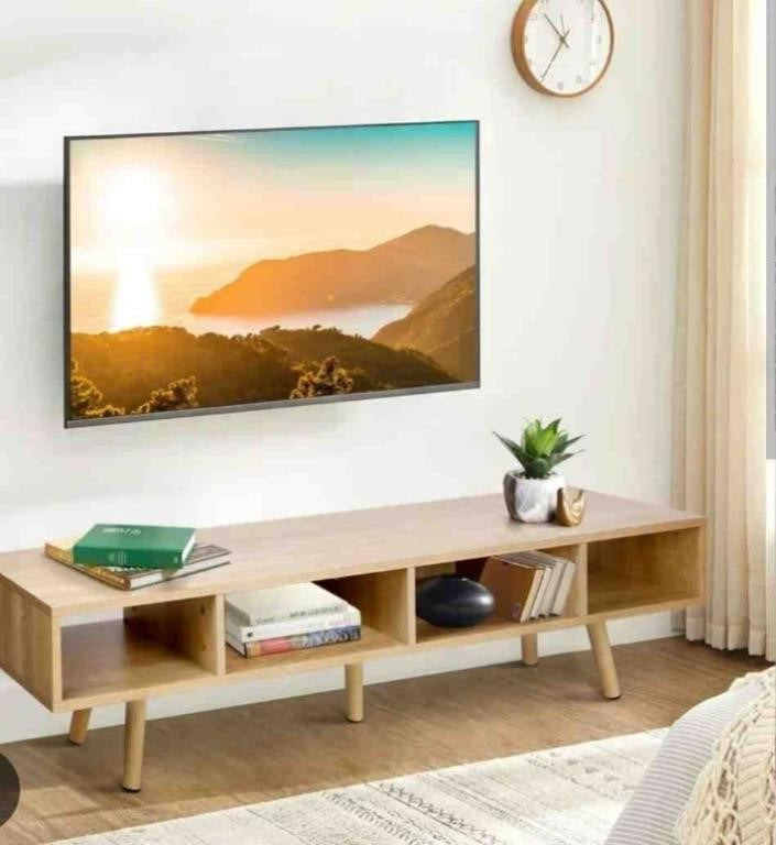 Azemine TV Stand for TVs up to 60" Walnut |