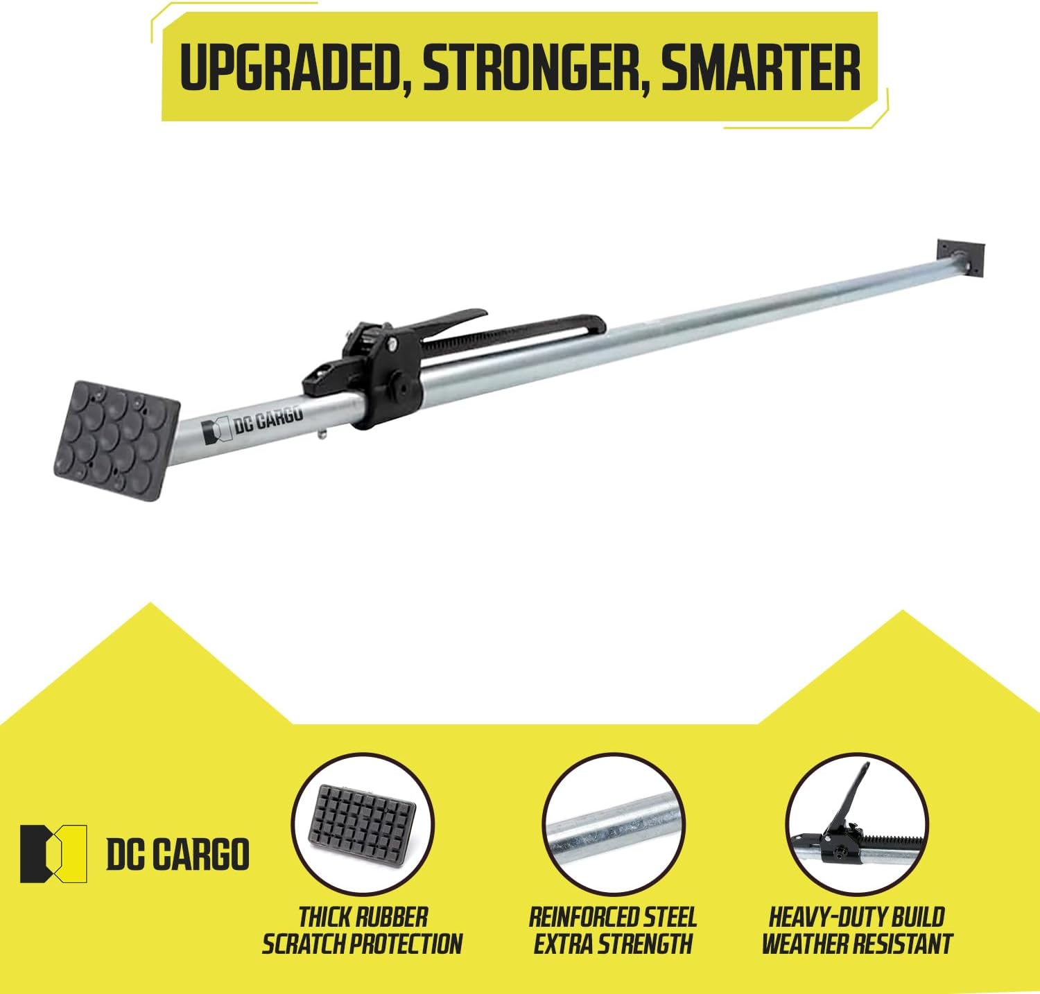 DC Cargo Mall Heavy-Duty Adjustable Load Lock Bars for Trailers - Pack of 4 -