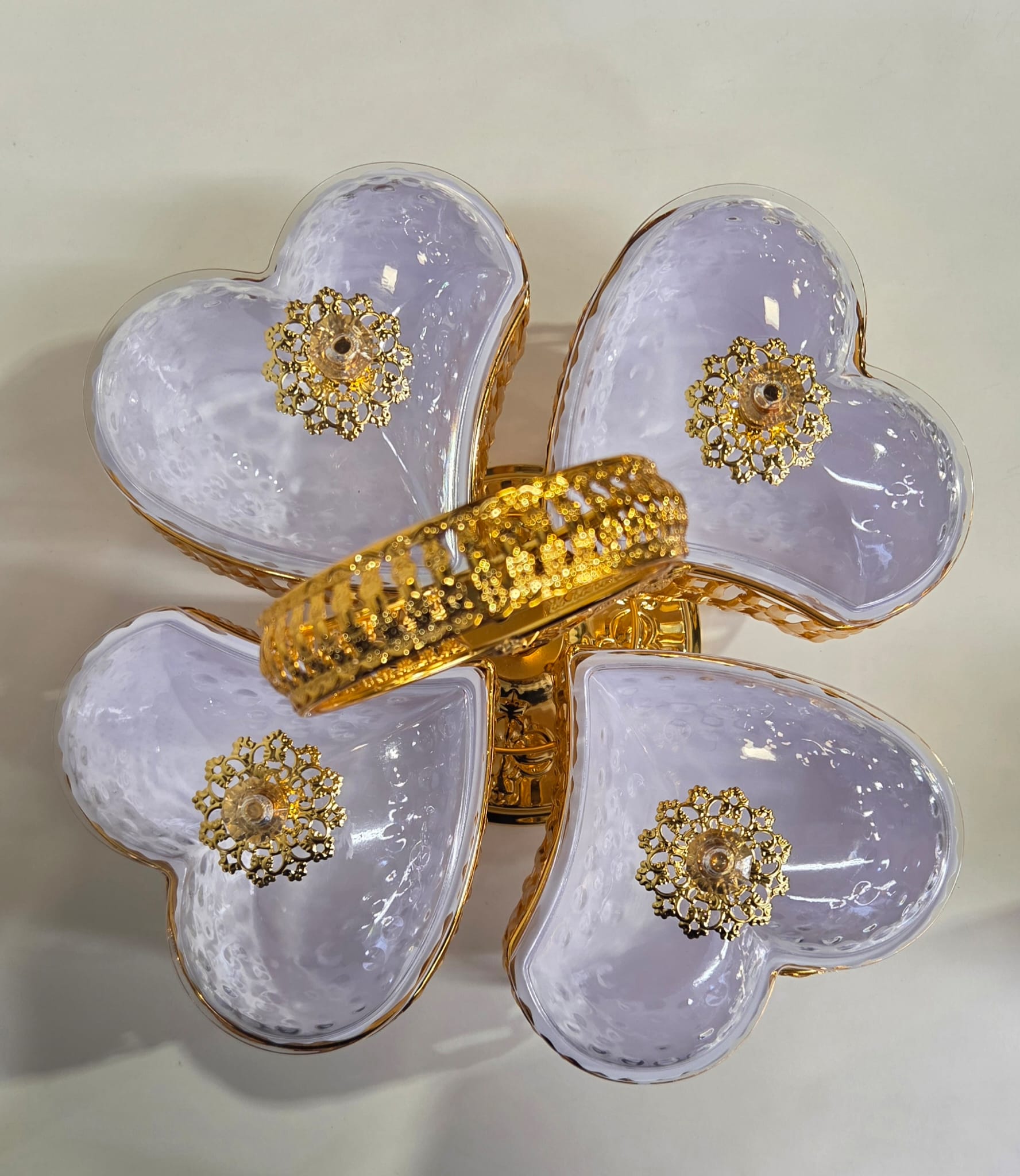 GOLD CANDY/DRY FRUIT HOLDER