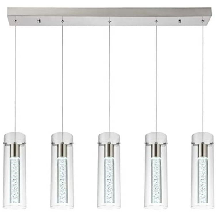 Votag Modern Pendant Lighting 5-Light Ceiling Fixture with 45.00 45.00 Dimmable LED Bulbs