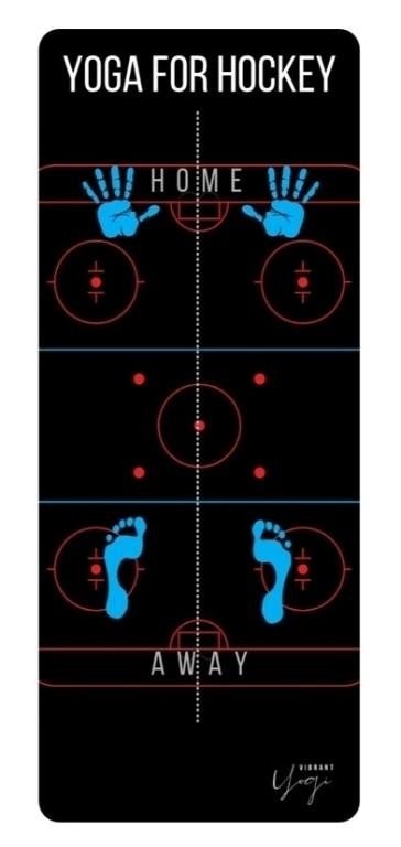 Yoga for Hockey Junior Mat. Black