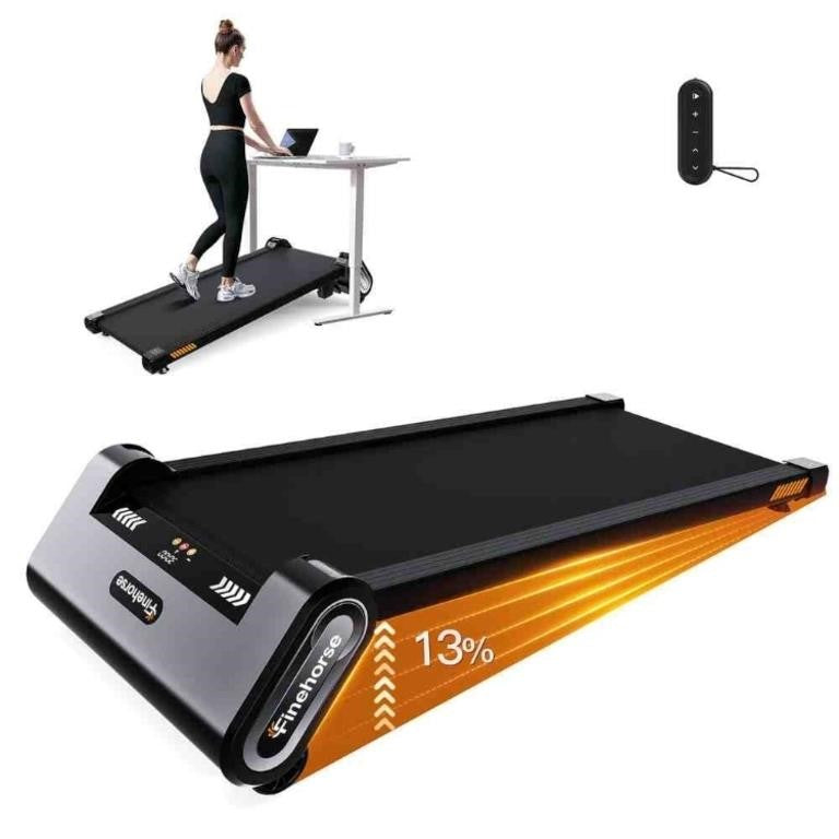 Finehorse H1 13% Auto Incline Under Desk Treadmill |