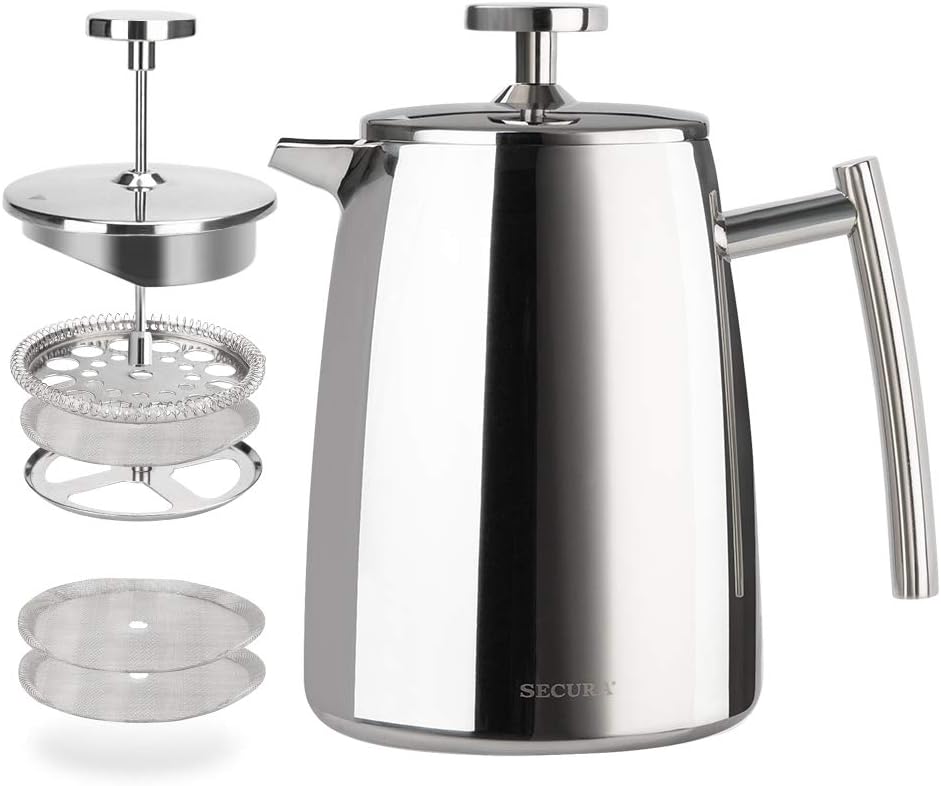 Secura French Press Coffee Maker, 17-Ounce,