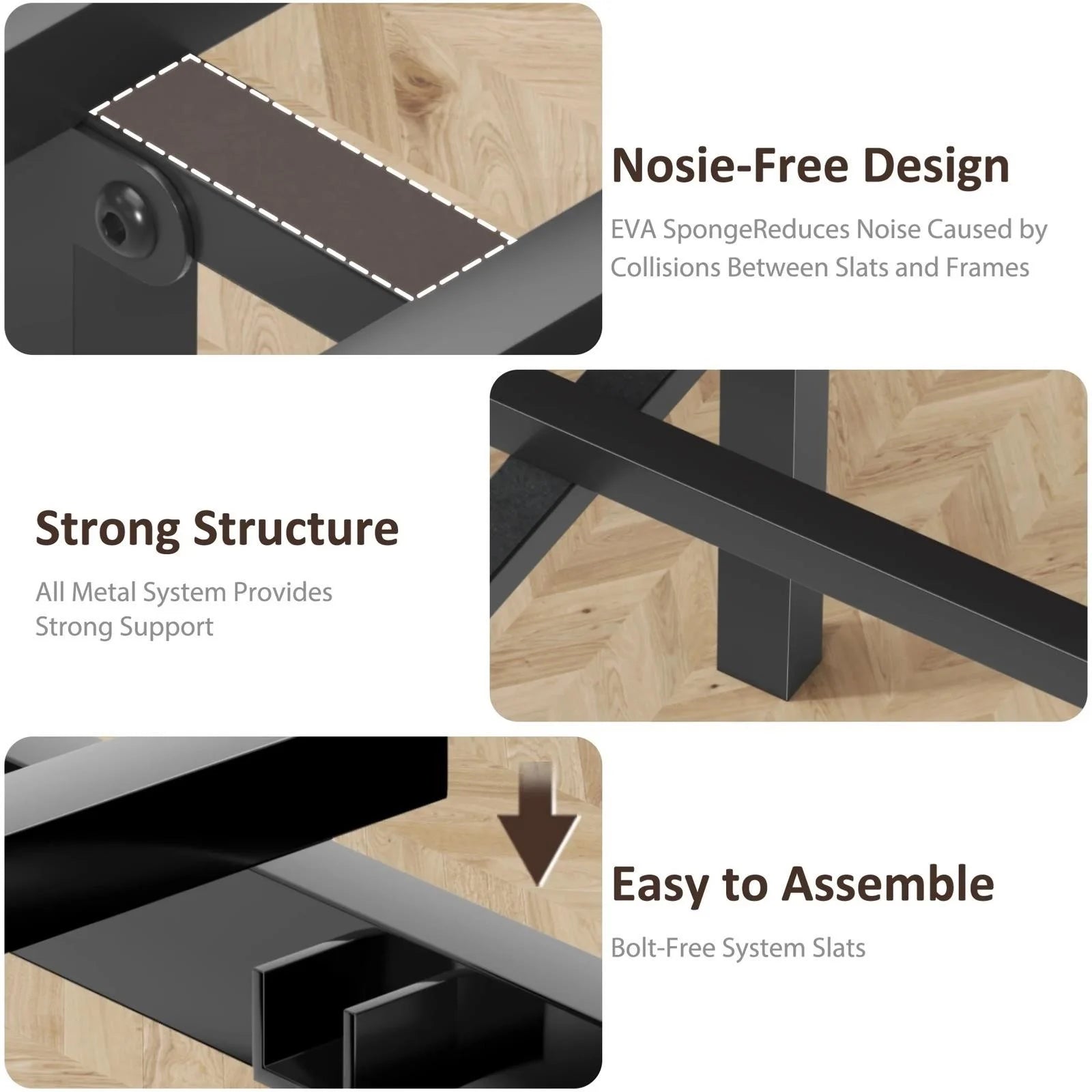 Fluest Full Metal Bed Frame ER45772